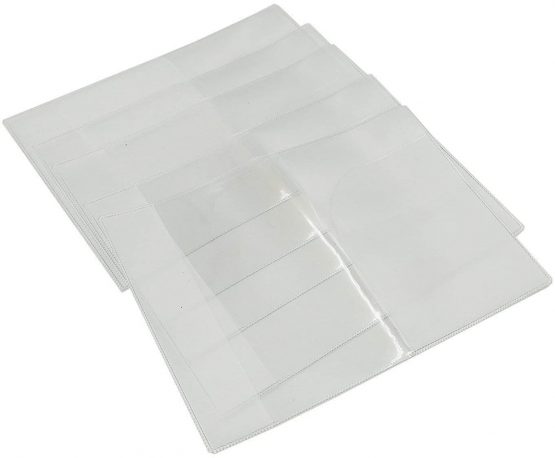 Maxhood Plastic Passport Cover Passport Protector for US Passport UK Passport (Pack of 5) (Transparent Clear) - Image 2