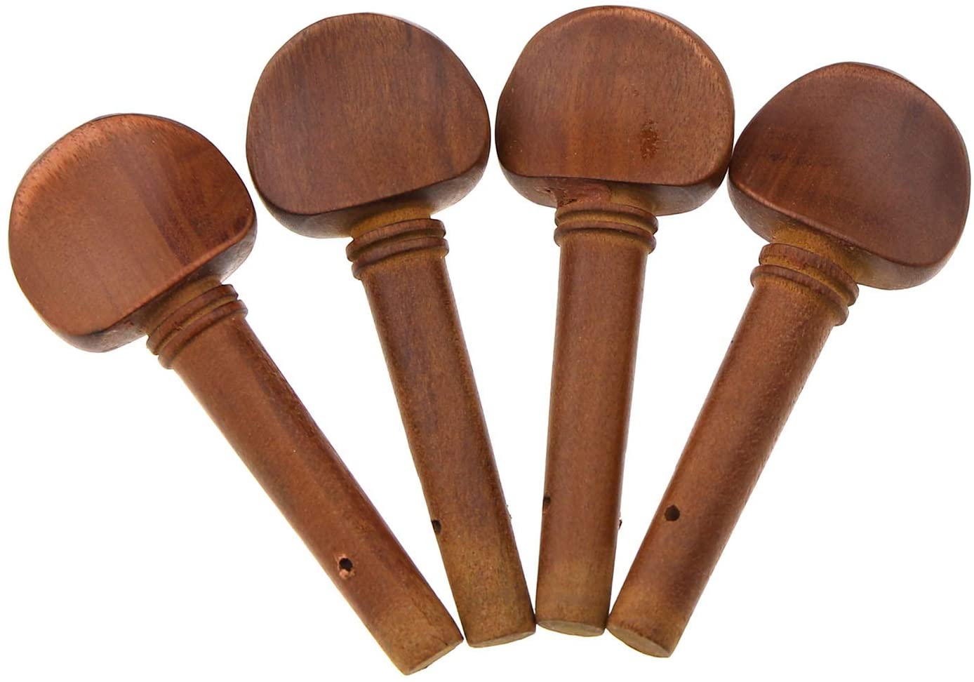 OTOTEC 4pcs Violin Fiddle Tuning Peg Set 4/4 Size Wooden Replacement Jujube Wood, 44655
