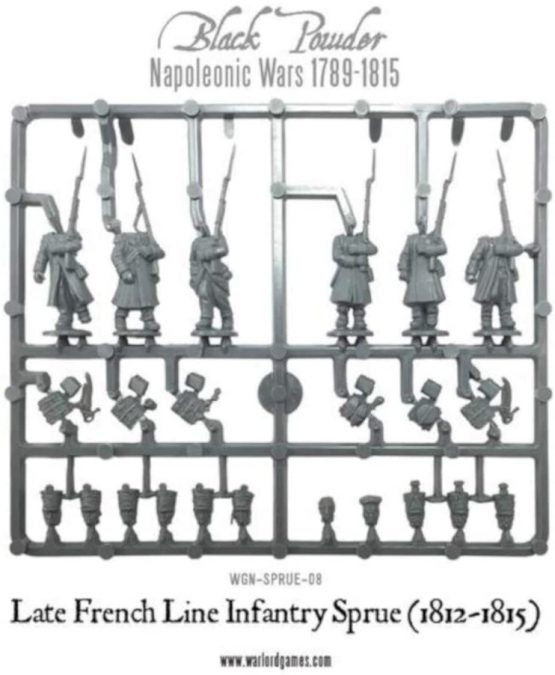 Black Powder - Late French Line Infantry (1812-1815) (28mm scale) (28) (Warlord Games) - Image 4