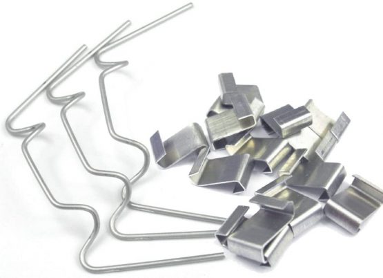 SSI Greenhouse glazing 50 "w" wire clips and 50 "z" overlap clips - Image 2