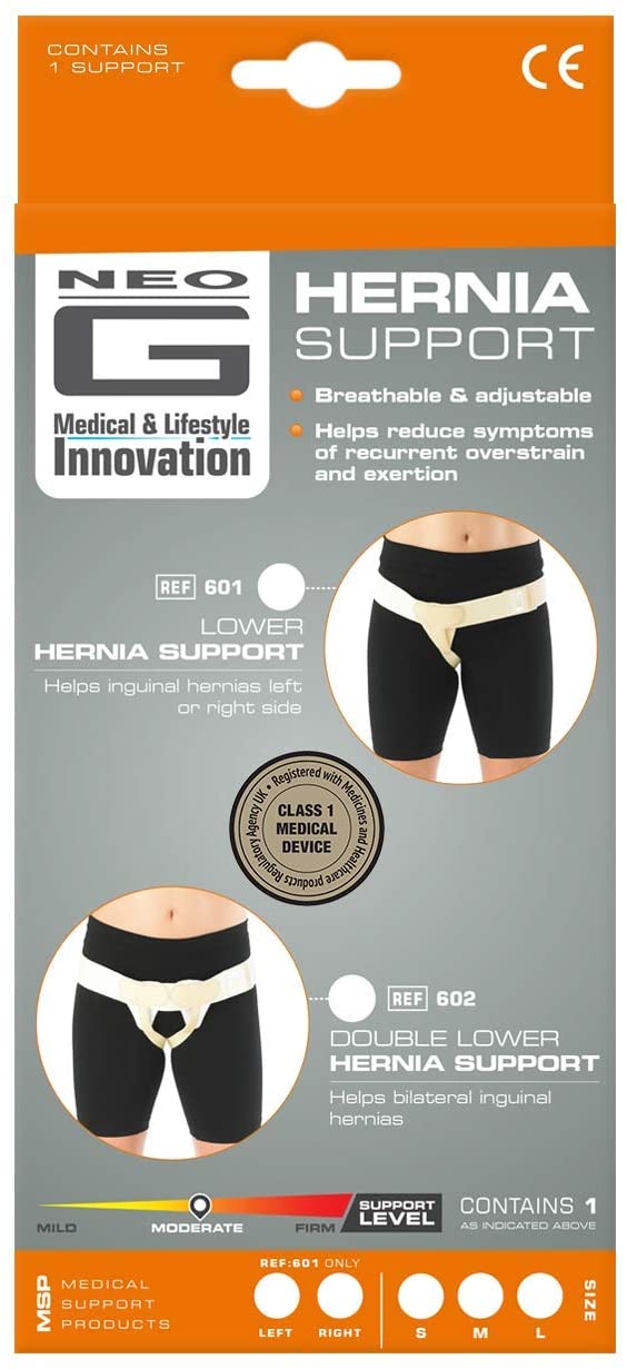 Neo-G Double Lower Hernia Support for Men and Women, Bilateral Inguinal Hernia Support - Image 2