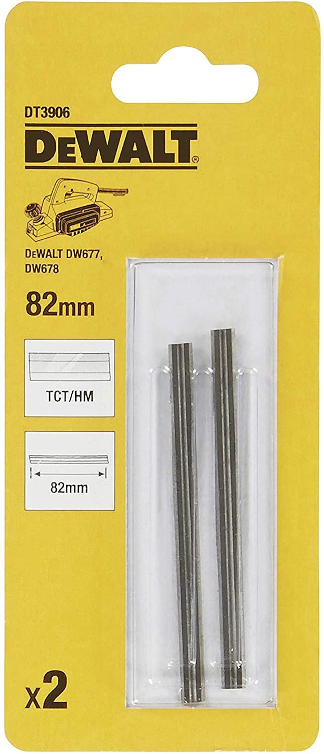 DeWalt DT3906-QZ Tct Reversible Planer Blades (2) 82mm, Multi, 10'', 254 mm