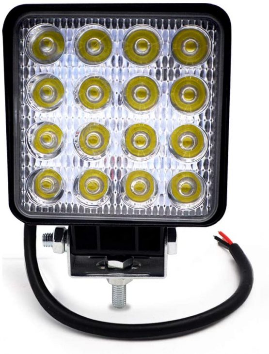 BeiLan LED Work Light Bar,48W 12V/24V Spotlights Car Off-road Light Auxiliary Worklight Waterproof LED Light Bar for Truck,Tractor,Car, ATV
