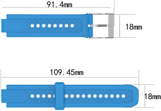 AWADUO For Garmin Forerunner 25(Small) Replacement Band, Replacement Silicone Wrist Band Strap For Garmin Forerunner 25 Watch, Soft And Durable (Silicone Black) - Image 4