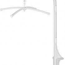 FITNATE Baby Crib Cot Mobile Arm,Bed Bell Music Box Holder Bracket,Baby Bed Stent Set (Nut Screw) with Music Box,28 inches