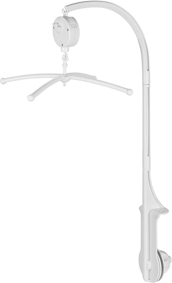 FITNATE Baby Crib Cot Mobile Arm,Bed Bell Music Box Holder Bracket,Baby Bed Stent Set (Nut Screw) with Music Box,28 inches