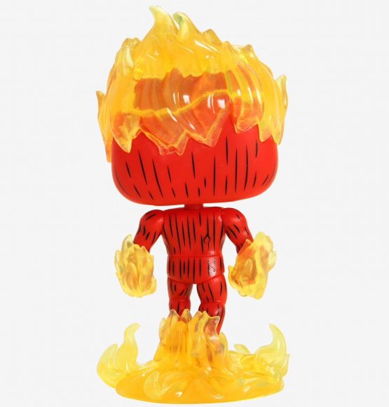 Funko 44987 POP Marvel: Fantastic Four - Human Torch Collectible Toy, Multicolour - Image 4