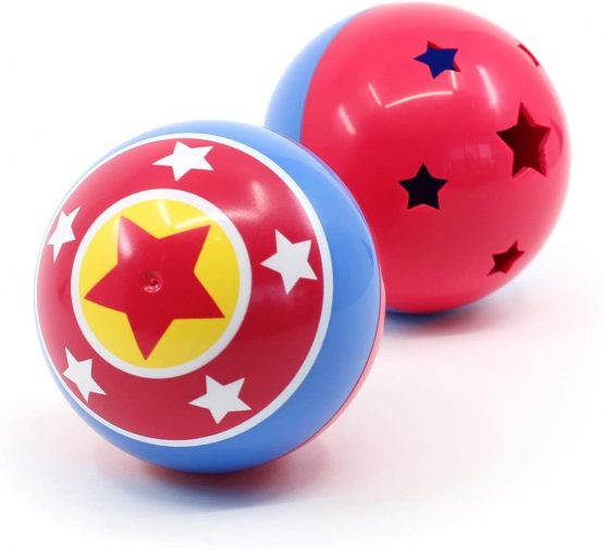 HAYPIGS Circus themed TREAT BALL - 3-in-1 Enrichment Toy - Rabbit Toys - Hamster Toys - Guinea Pig Toys - Small Animal Boredom Breaker