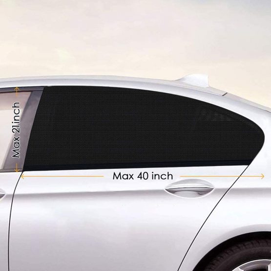 Amteker 2 Pack Car Window Shades Sun Protection for Car Portable