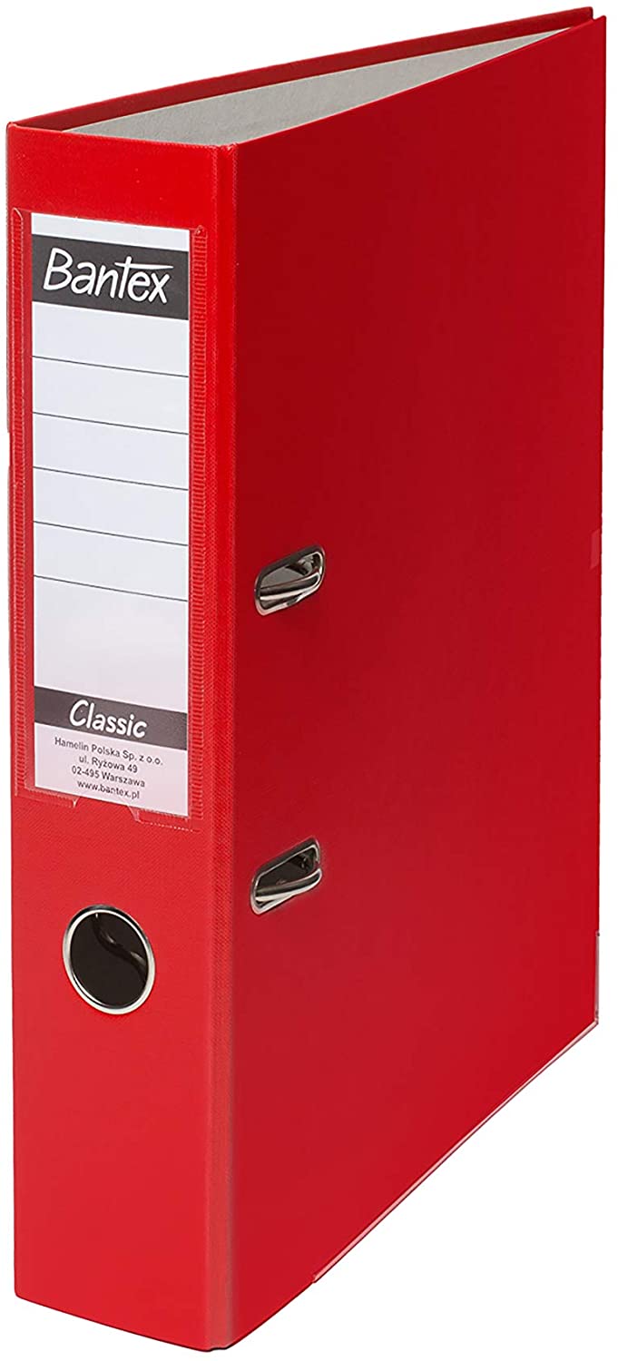 BANTEX 400044101 Lever Arch File A4 7.5 cm Pack of 25 Red, 7,5 cm