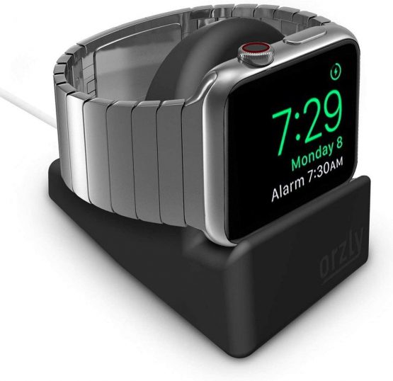 Orzly Charging & Display Stand Designed for ALL series of Apple Watch SE, 6, 5, 4, 3, 2, 1 & ALL screen sizes 44mm, 42mm, 40mm, 38mm