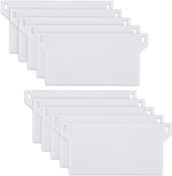 First blinds Vertical Blind Weights 89mm (3.5 inches) - Replacement Spares Bottom Weights Slats - White (10)