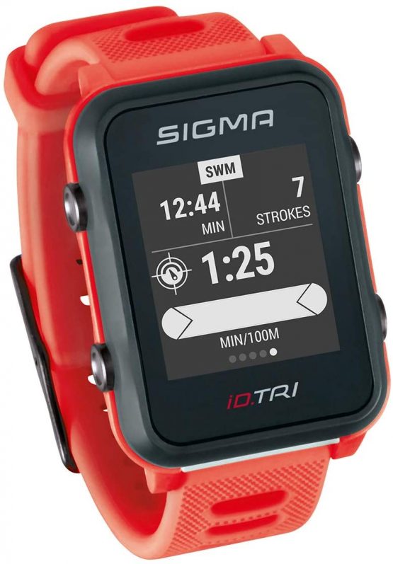 Sigma Sport iD Triathlon GPS Watch with Multisport Training Mode, Wrist-Based Heart Rate, Outdoor Navigation, Lightweight and Waterproof