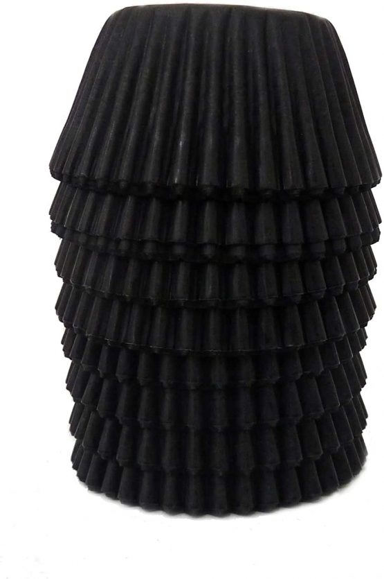 Scrumptious Sprinkles Mini Muffin Cases, Black x 120