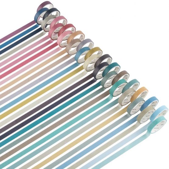 Yubbaex Washi Tape Pastel Decorative Tape for DIY, Crafts, Gift Wrapping, Scrapbook Supplies 28 Rolls - Image 2