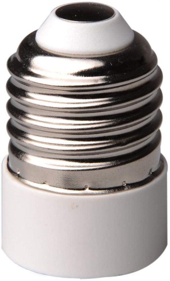 Luminosa E27 to E14 Lamp Socket Adapter Converter Holder for LED Halogen Edison Energy Saving Smart Bulb (Pack of 2) / Convert Large Screw to Small Screw Socket Lamp Convertor Adaptor/CE Certified - Image 4