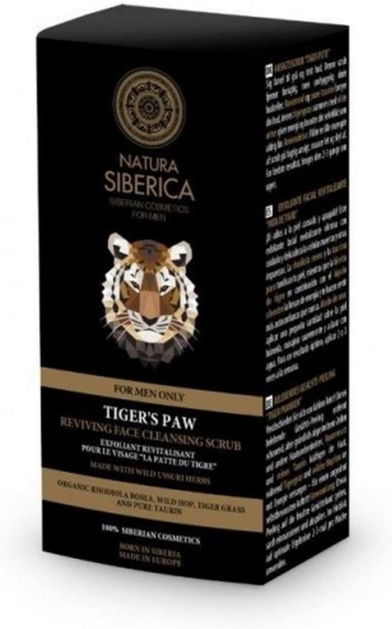Natura Siberica Tiger's Paw Reviving Face Cleansing Scrub for Men, 150 ml - Image 2