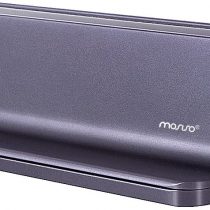 MOSISO Vertical Laptop Stand, Aluminum Alloy Desk Holder Space-Saving Stand Compatible with MacBook Air/Pro/iPad/Lenovo/Dell/Surface/Samsung/HP and Other Laptop Notebook, Space Gray