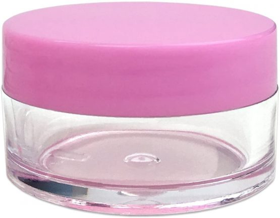 TRIXES 10 x 10ml Travel Pots with 5 Travel Spoons for Cosmetics Cream Makeup Balm Glitter - Image 2