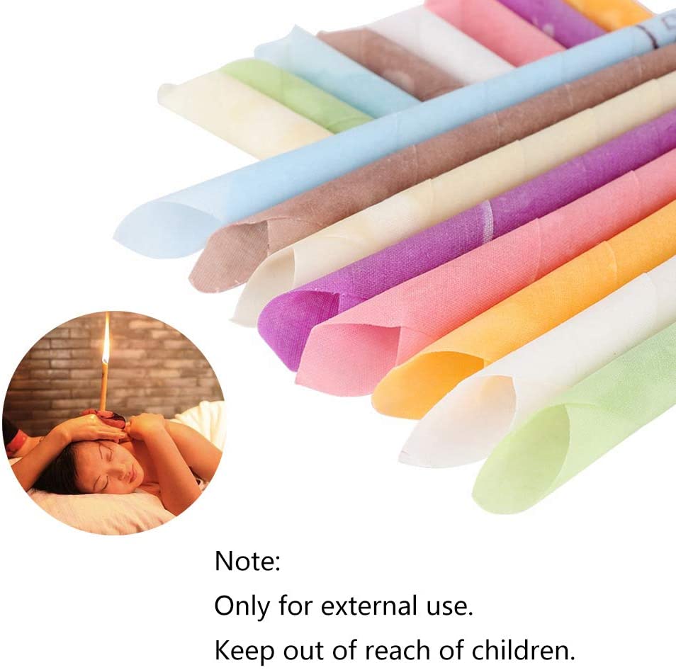 32pcs Ear Candle for Aromatherapy Natural Pure Beeswax Ear Candle Remove Ear Wax, with 16 Protective Disks - Image 3