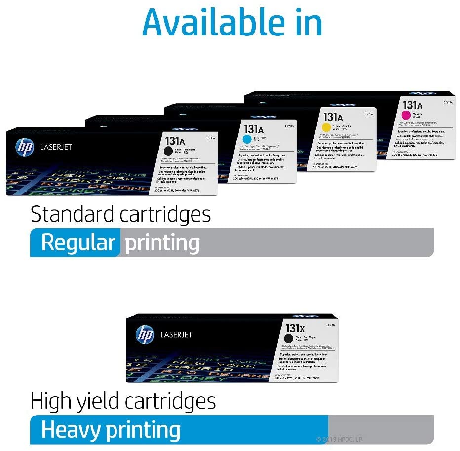 HP CF211A 131A Original LaserJet Toner Cartridge, Cyan, Single Pack ...