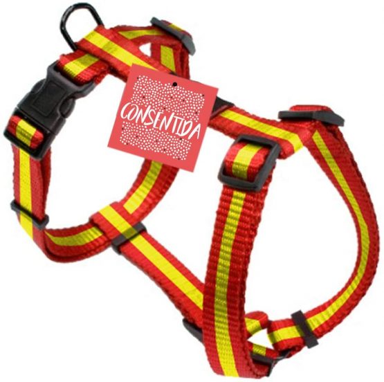 Consentida cn205525 Harness Spain T-2, 27 – 45 x 1.5 cm, M, Red and Yellow
