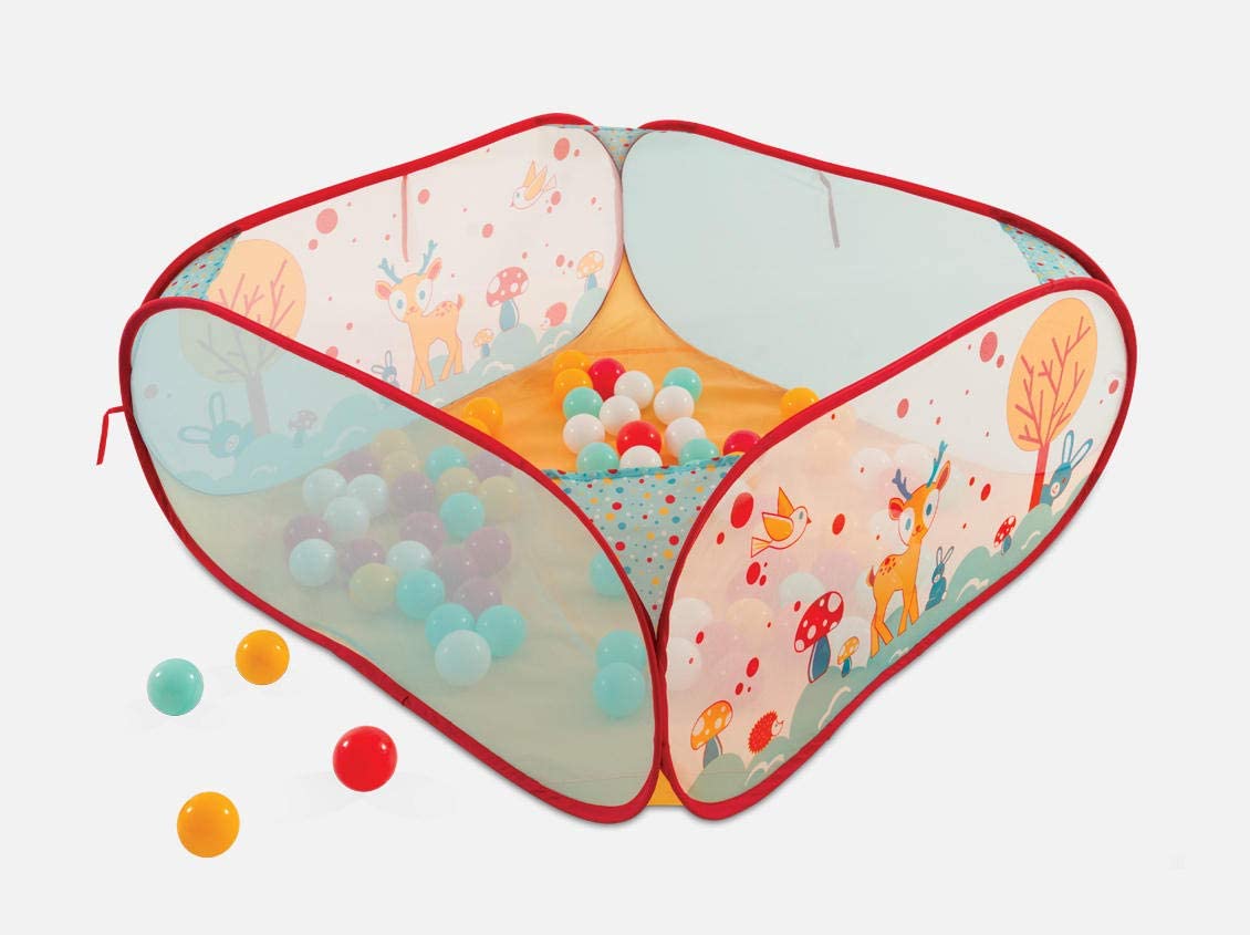 Ludi - Pop Up Ball Playground - Safe Ball Pool, Pop Up Structure - Easy to Store - from 6 Months, Rabbit, 1 Unité (Lot de 1) - Image 2