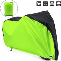 YTBUBOR Waterproof XL Bicycle Cover, Outside Bikes Storage Covers Rain Sun UV Dust Wind Proof Mountain Bicycle Covers Road Electric Bike Cover Hybrid Bike Cover, Black & Silvery
