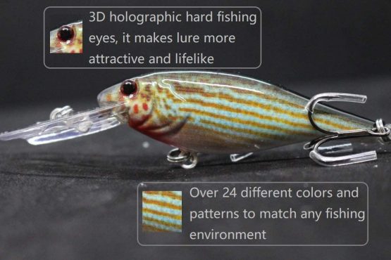 wLure Minnow Crankbait for Bass Fishing Bass Lure Fishing Lure - Image 4