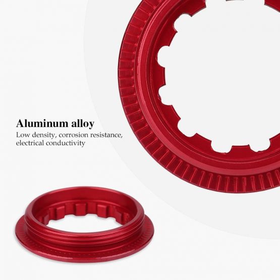 Dilwe Bike Flywheel, Ring Cover Ultra-Light Compact Bicycle Cassette Lock Cover for Mountain Road Bikes - Image 4