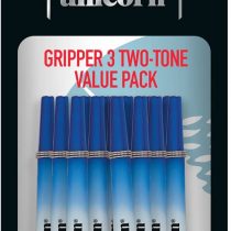 Unicorn Gripper 3 Two-Tone Shaft, Medium Thread, Blue, One Size, Set of 5