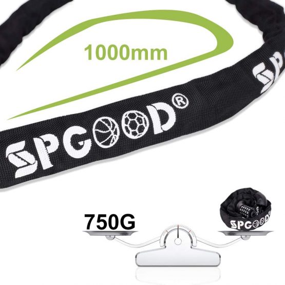 SPGOOD Bike Locks Heavy Duty/Bicycle Chain/Cycling Lock (14 Colors) 5-Digits Codes Resettable 100,000 Codes for Bike Cycle, Moto, Door, Gate Fence 830mm Length - Image 4