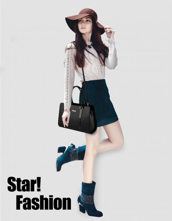 NICOLE&DORIS New Simple Women Handbag Shoulder Bag Crossody Bag Large - Image 2