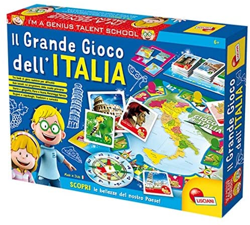 Lisciani 56453 - BOARD GAME (Multi, Closed Box), Multi-coloured, 6 cm x 38.8 cm x 0.1 cm