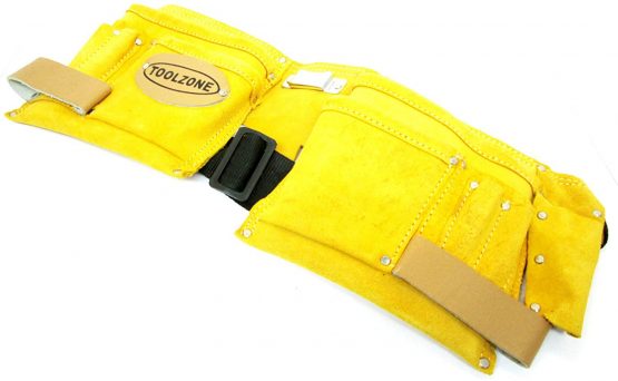 11 Pocket Double Leather Tool Pouch