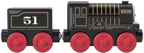 Thomas & Friends GGG67 Thomas and Friends Fisher-Price Wood Hiro Engine, Multicoloured, 0 - Image 2