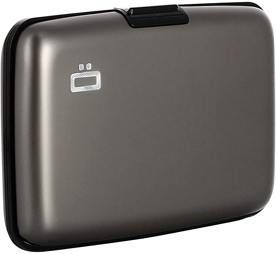 ÖGON -DESIGNS- Aluminium Card Holder, RFID Protection Against Fraud and demagnetization, Compact Wallet - Image 4