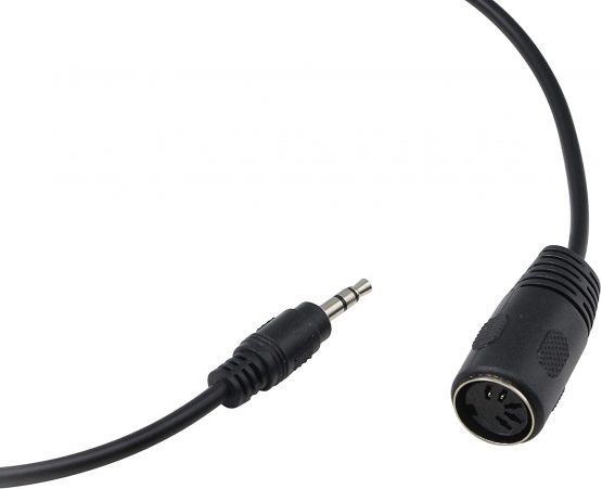 CERRXIAN 3.5mm(1/8in) 5 Pin Din MIDI Cable,TRS Stereo Male to 5-Pin Din Female Professional Premium Audio Adapter(1.5m/59in) - Image 2