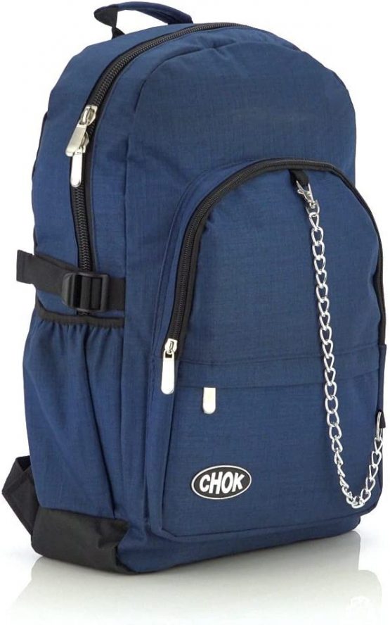 CHOK Commuter Blue Backpack Rucksack Bag with Laptop Protection | School College Travel Work | Cool Commute - Image 3