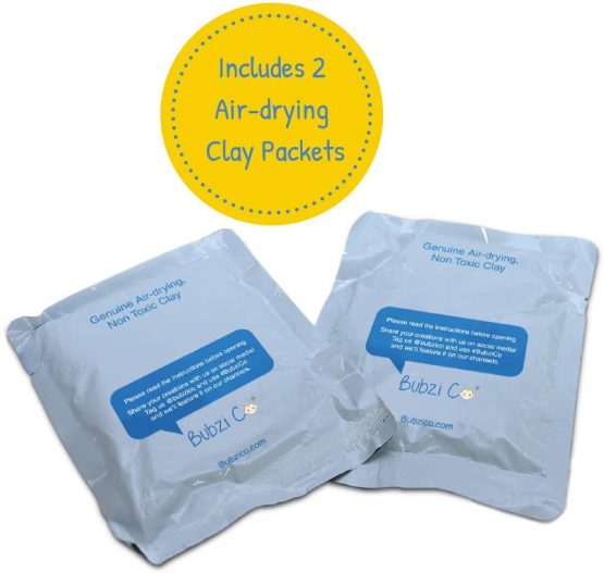 Baby Handprint & Footprint 2X Air-Drying Clay Ornament Refills for Newborns & Infants to Make More Ornaments, Personalised Keepsake for Baby Nursery Decor - Great Baby Gift for Baby Registry - Image 2