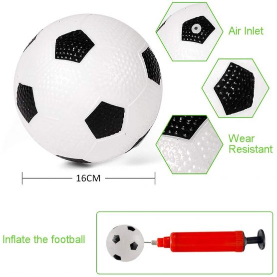 Dreamon Children Football Goal Post Net With Ball Pump Indoor Outdoor Soccer Sport Games Mini Training Practice Set Kids Toy - Image 2