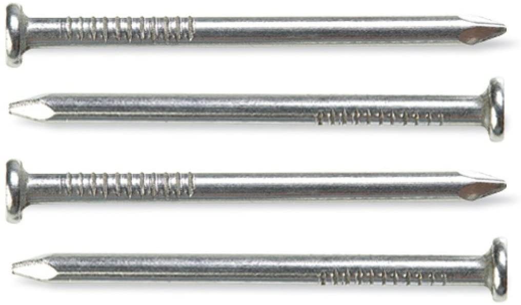 Merriway BH06535 (100 Pcs) Workshop Assortment of Hardened Ribbed Concrete Masonry Nails - Pack of 100 Pieces