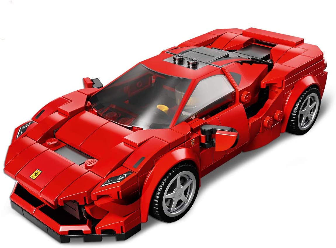 LEGO Speed Champions Ferrari F8 Tributo Toy Racing Car with Driver Minifigure, Race Cars Building Sets 76895 - Image 2