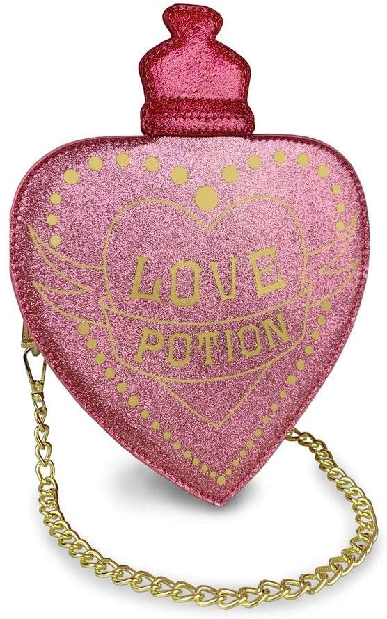 Groovy Uk Harry Potter Women's Love Potion Shoulder Bag, Pink, Multicoloured, 19cm (W) x 25cm (H) x 8cm (D)