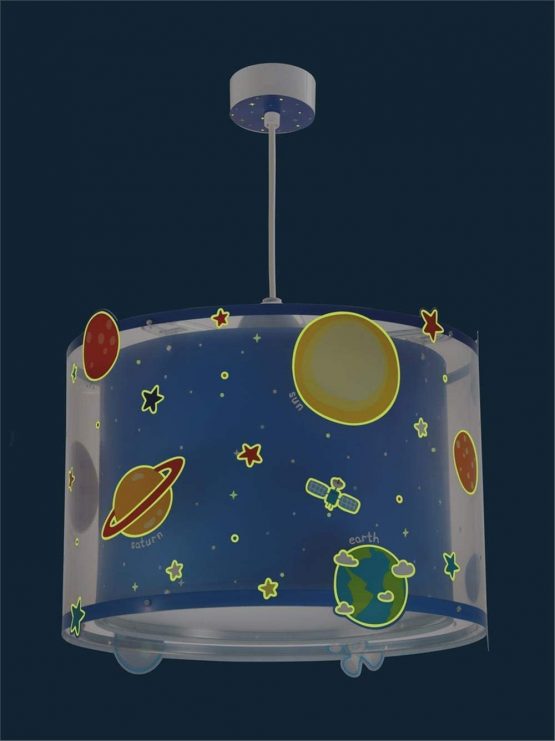 Dalber Children's lamp Pendant Light Pendant lamp 3 Lights Planets Room - Image 4