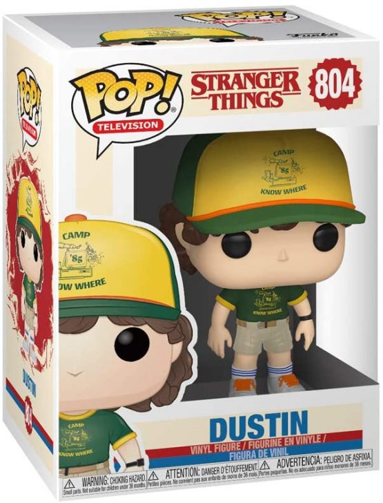 Funko 38532 POP Vinyl: Television: Stranger Things: Dustin (At Camp), Multi - Image 2