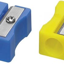 Westcott 14207 I Single Hole Sharpener, Plastic 4 Assorted Colours (Pack of 20)
