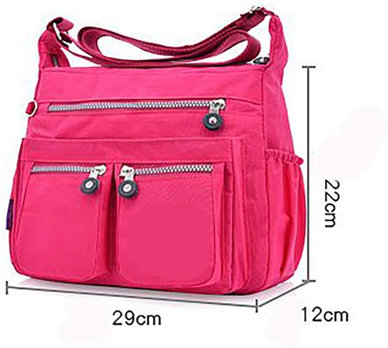 GFM® Womens Nylon Waterproof Cross Body Shoulder Bag (NCB-5) - Image 2
