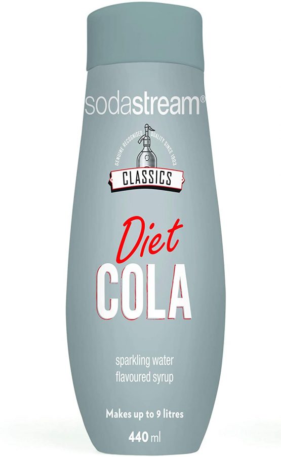 SodaStream Classics Diet Cola Syrup, Naturally Flavoured Sparkling ...