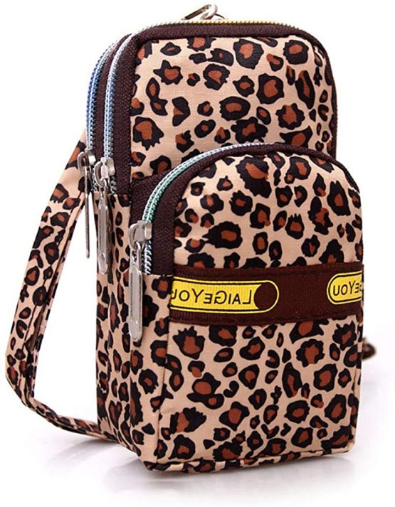 Ladies Cross-body Bag Mobile Phone Shoulder Bag Wallet Pouch, Handbag Wristlet Purse for Carrying Card Cellphone for Women